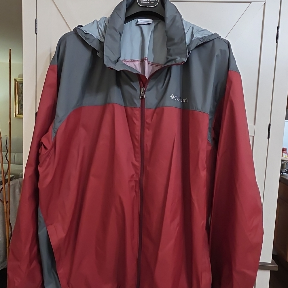 Columbia Red and Gray Jacket